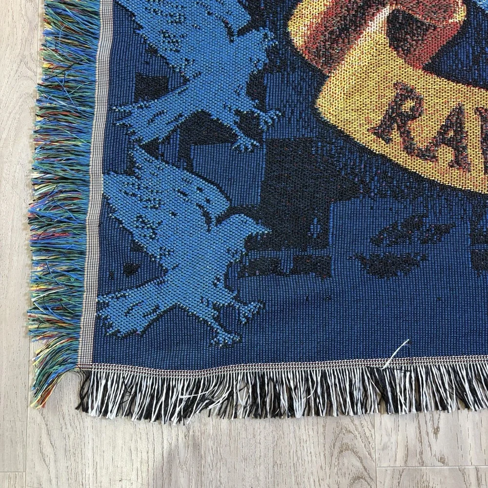Harry Potter Ravenclaw Fringed Tapestry Jacquard 62 x 50-inch Throw